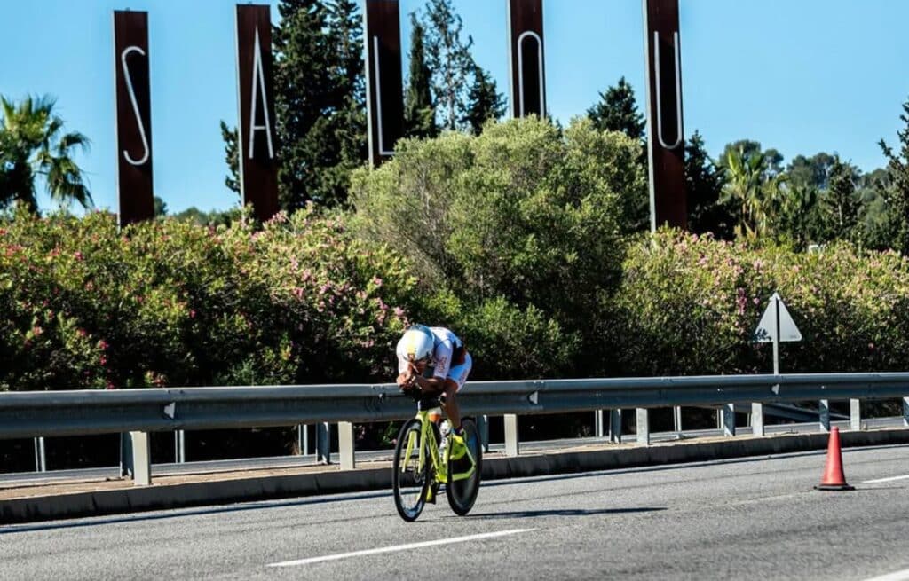 Imagen del segmento ciclista en el Challenge Salou