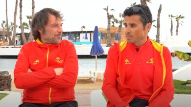 Imagen de Dani Márquez y Javier Gómez Noya
