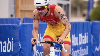 @worldtriathlon/ Roberto Sánchez en las WTCS de Abu Dhabi