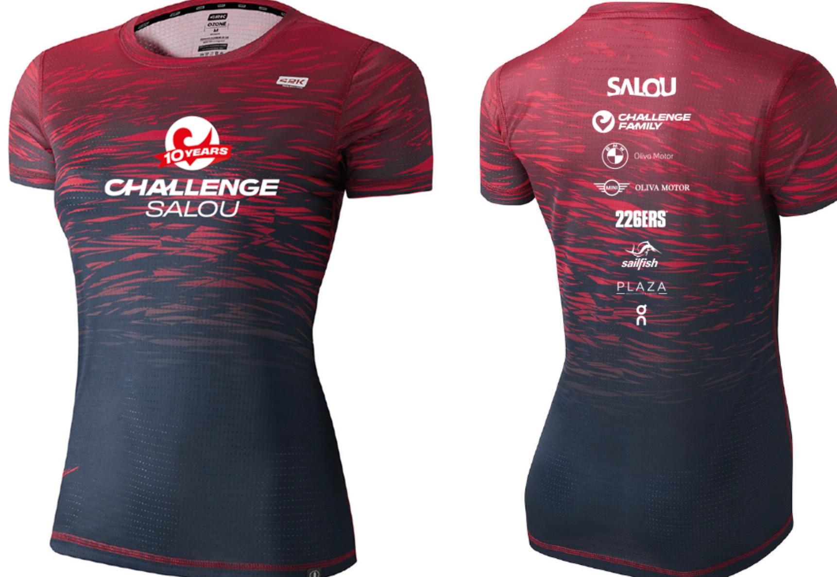 Así es la camiseta finisher del Challenge Salou 2025 - Challenge Family Challenge Salou Noticias Triatlón Camiseta mujer Challenge Salou 2025