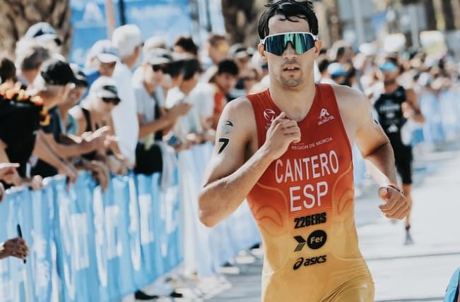 @worldtriathlon/David Cantero en competición