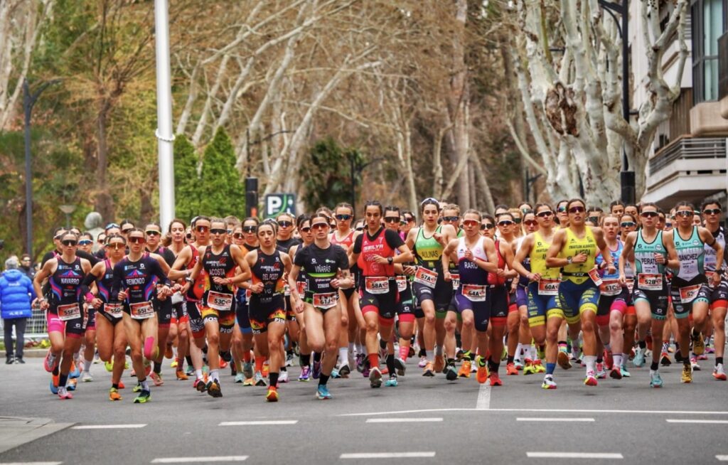 FETRI/ Imagen de la salida del Duatlón en Albacete