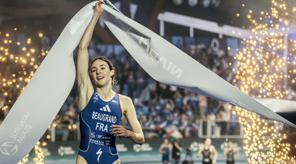 @worldtriathlon/ Cassander Beagraund ganando enn Lievin