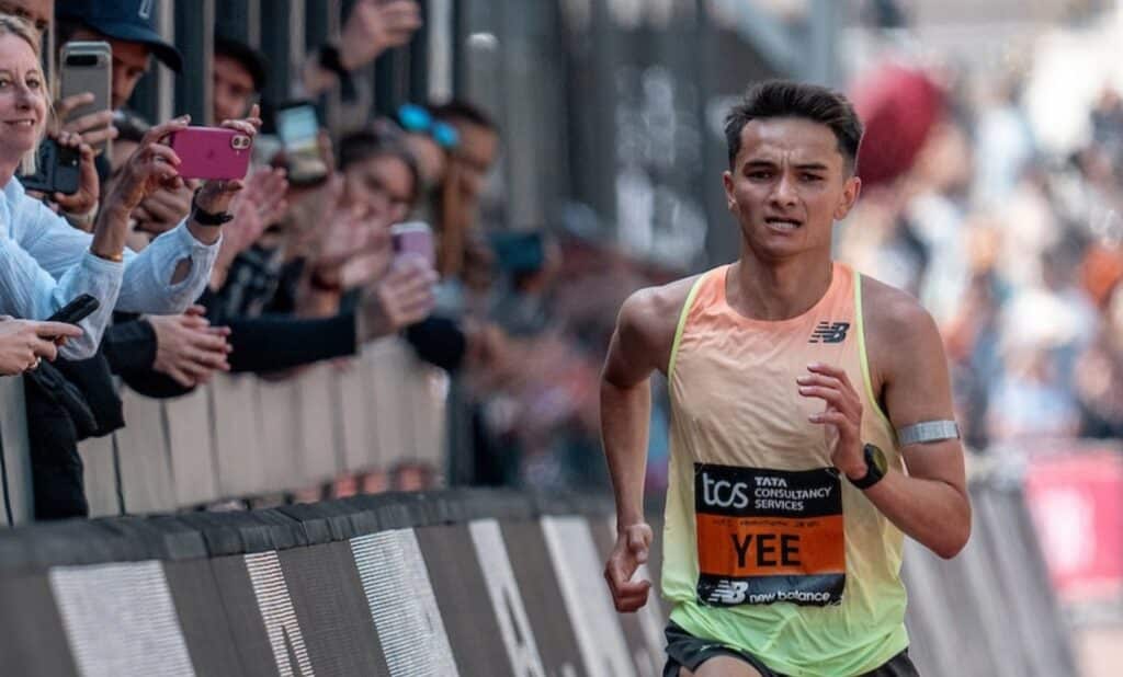 @instagram/ Alex Yee en la maratón de Londres
