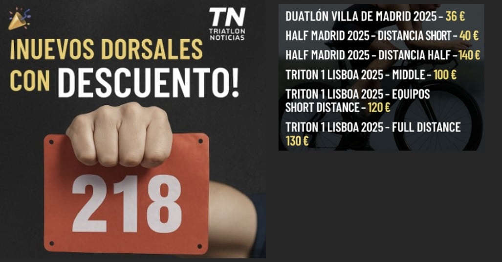 Dorsales en promoción