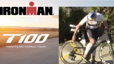 Imagen de Blummenfelt en el IM 70.3 Oceanside