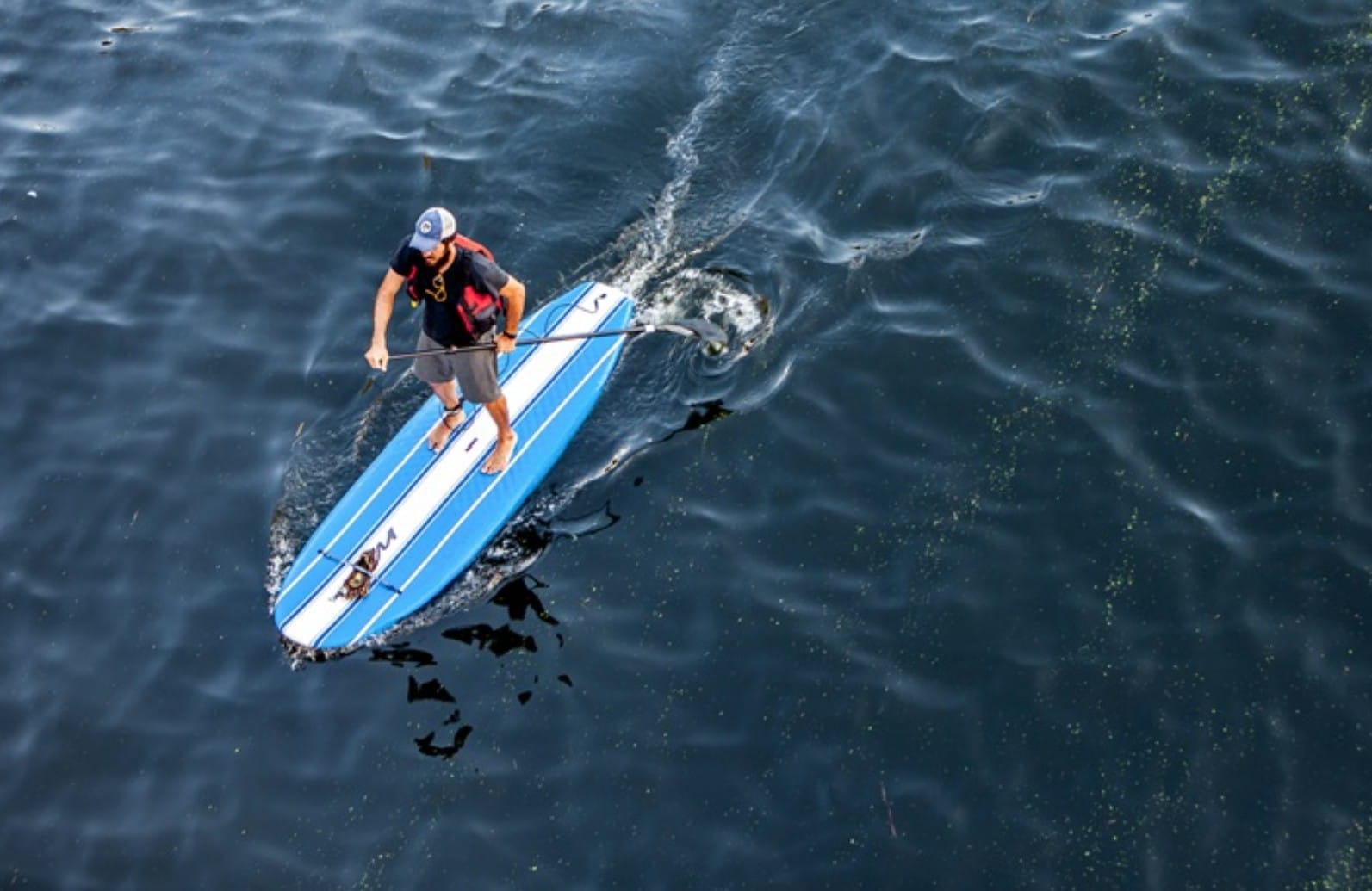 unsplash.com / una persona practicando paddle surf