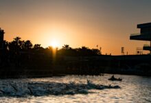 IRONMAN/ Salida del IRONMAN 70.3 en Valencia