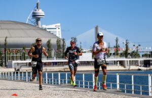 Imagen de la carrera a pie en el TRITON1 Lisboa