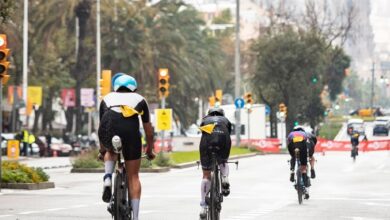 Imagen del ciclismo en el Challenge Barcelona