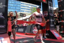 @ironmantri/ Kristian Blummenfelt ganando en Texas