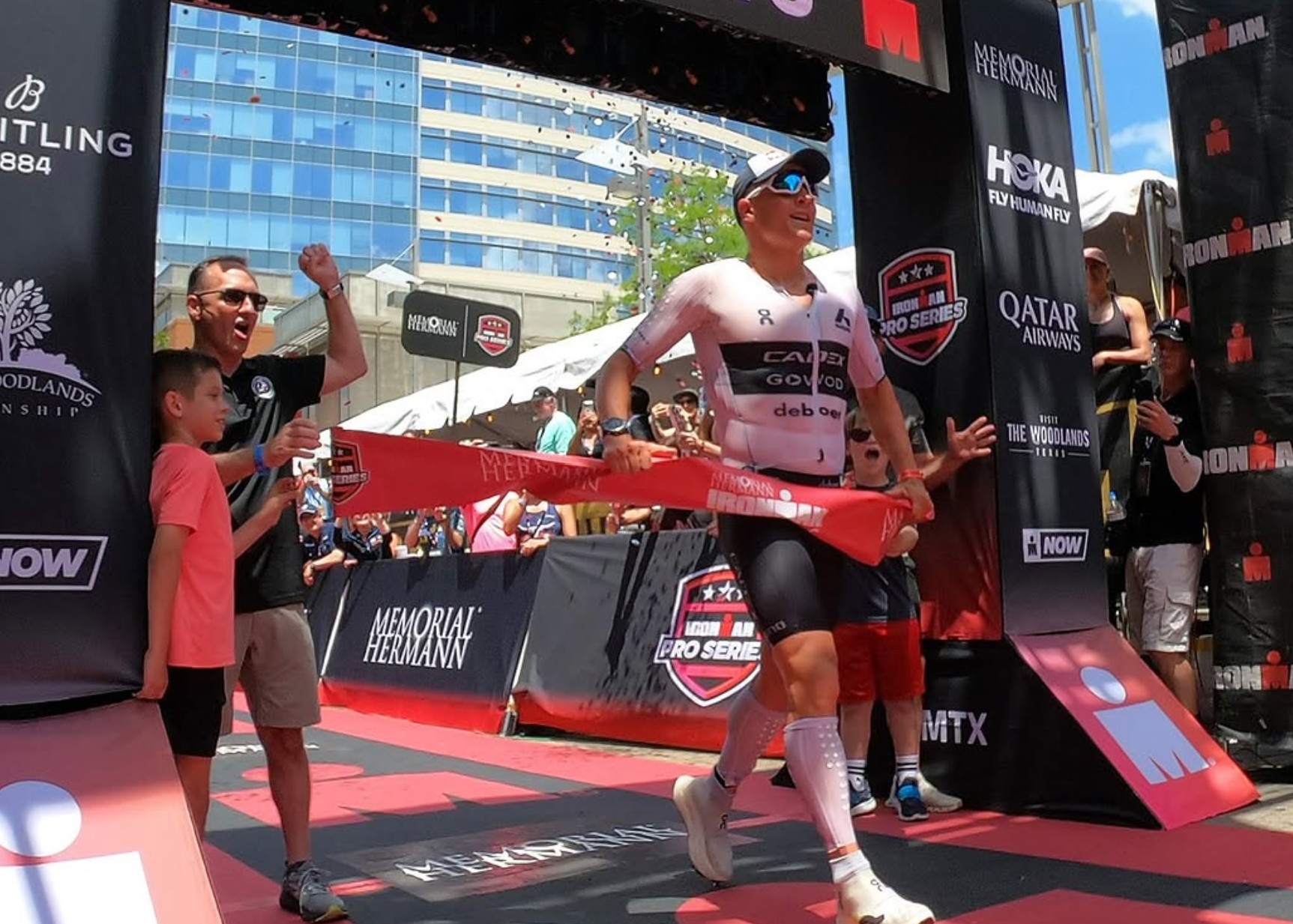 @ironmantri/ Kristian Blummenfelt ganando en Texas