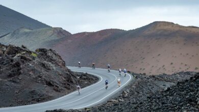 IRONMAN/ Imagen del ciclismo en el IRONMAN Lanzarote