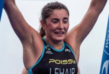 @worldtriathlon/ Jeanne Lehair ganando las WTCS Yokohama 2025