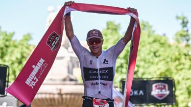 IRONMAN/ Kristian Blummenfelt ganando el IRONMAN 70.3 Aix-en-Provence 2025
