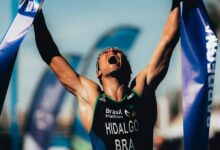 @worldtriathlon/ Miguel Hidalgo ganando en las WTCS Alghero