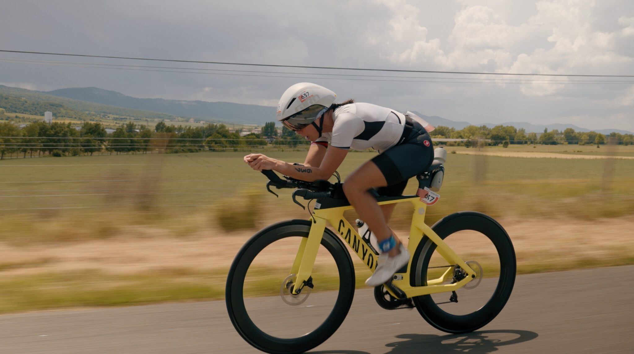 FETRI/ Imagen de una triatleta en una prueba FETRI