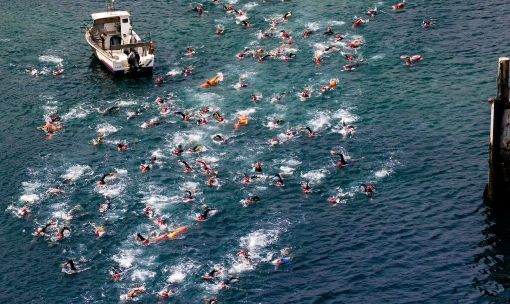 Instagram/ Imagen aérea del SwimGP en Portugal