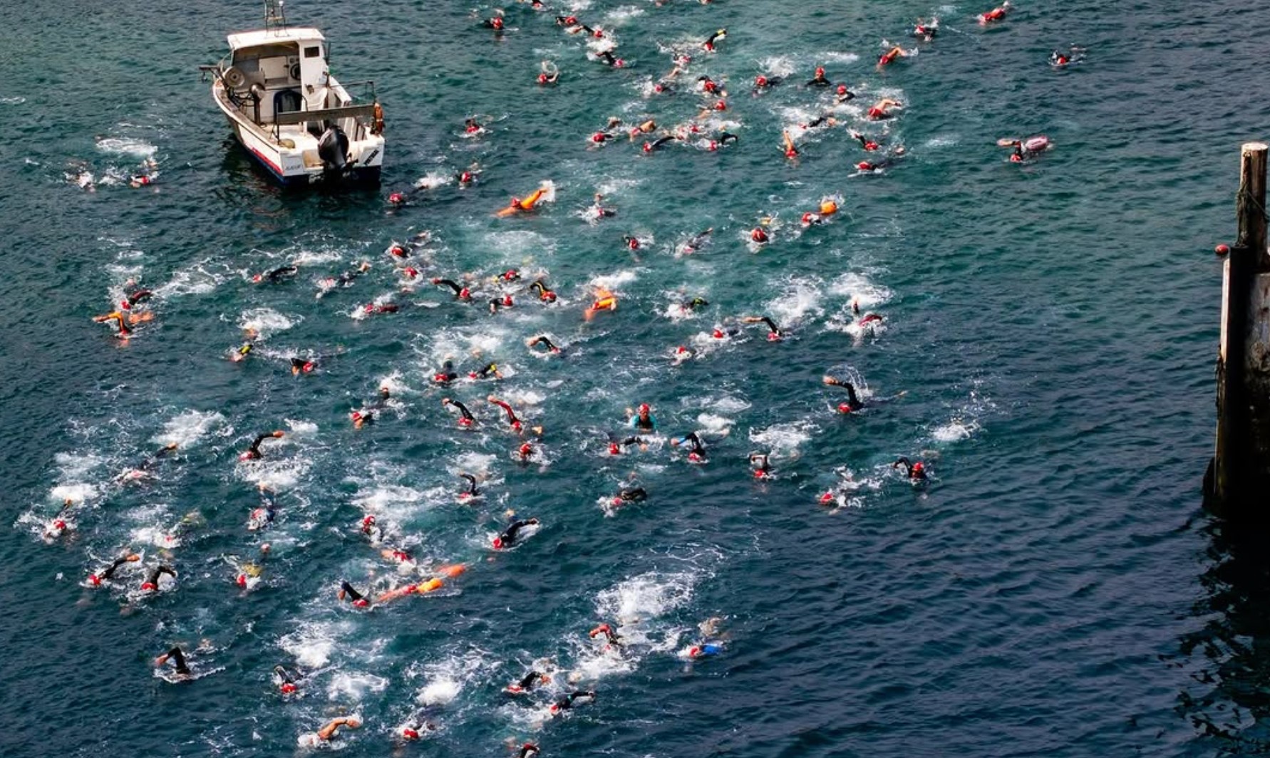 Instagram/ Imagen aérea del SwimGP en Portugal