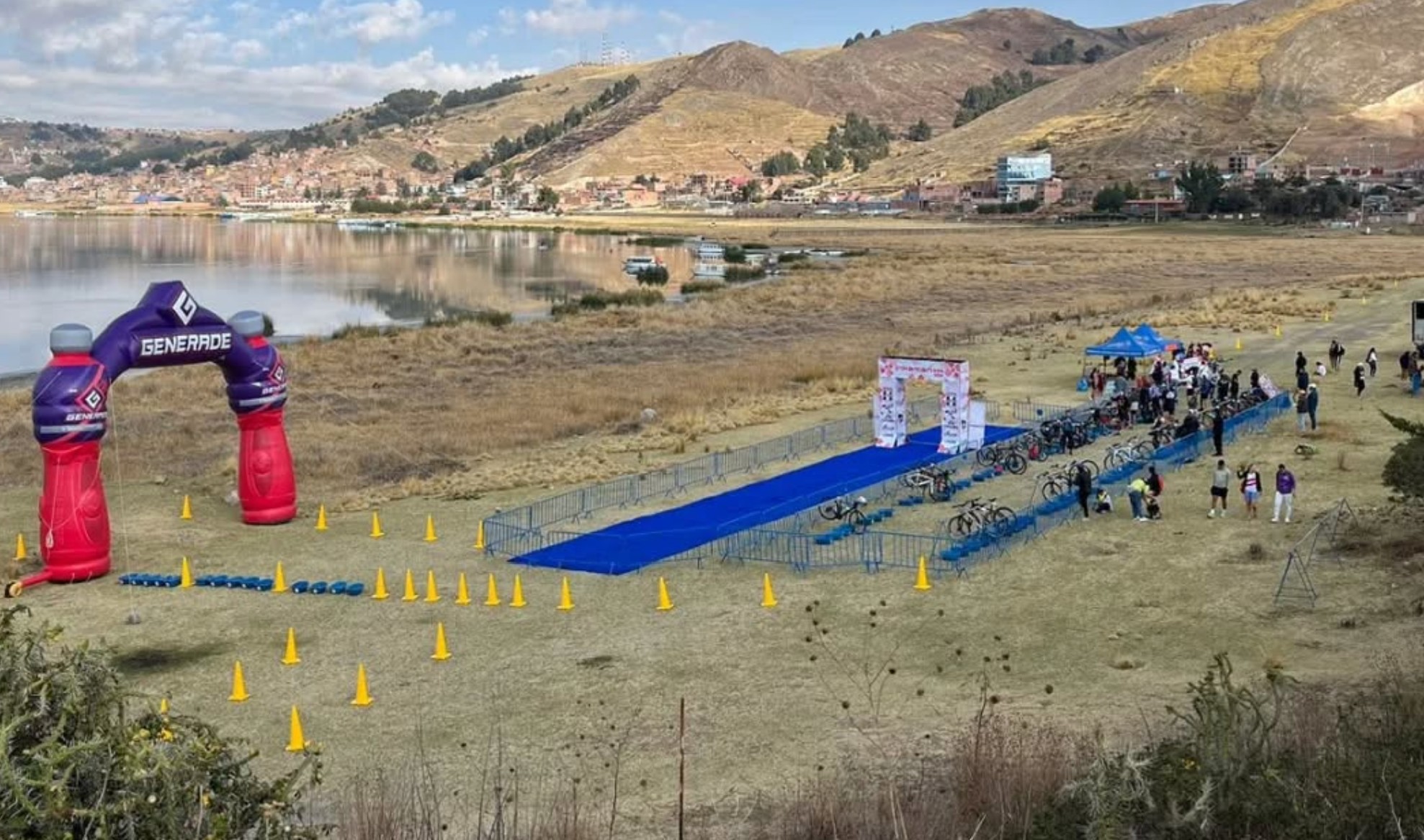 Imagen de los boxes en el Inkaman