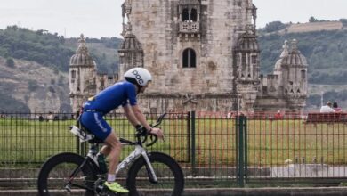 IRONMAN/ Un triatleta en el IRONMAN Portugal