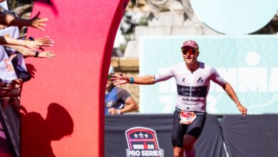 @gettyimages/ Blummenfelt ganando en el IM 70.3 Provence Aix