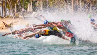 @worldtriathlon/ Salida de una WTCS