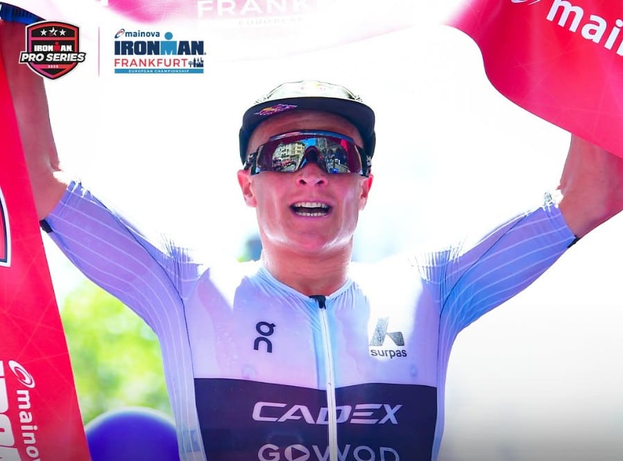 IRONMAN/Blummenfelt ganando en el IRONMAN Frankfurt 2025