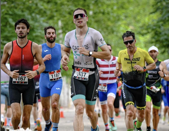 Instagram/ Triatletas corriendo en el Gran Triatlón Madrid