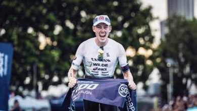 Instagram/ hayden Wilde ganando una prueba T100