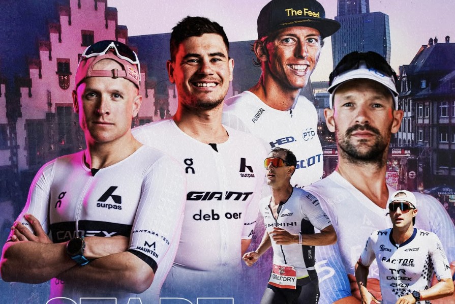 IRONMAN/ Kristian Blummenfelt, Patrick Lange y Gustav Iden