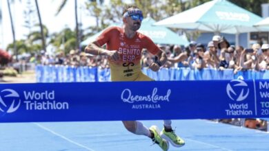 FETRI/ Antonio Benito ganando el mundial LD en Townsville
