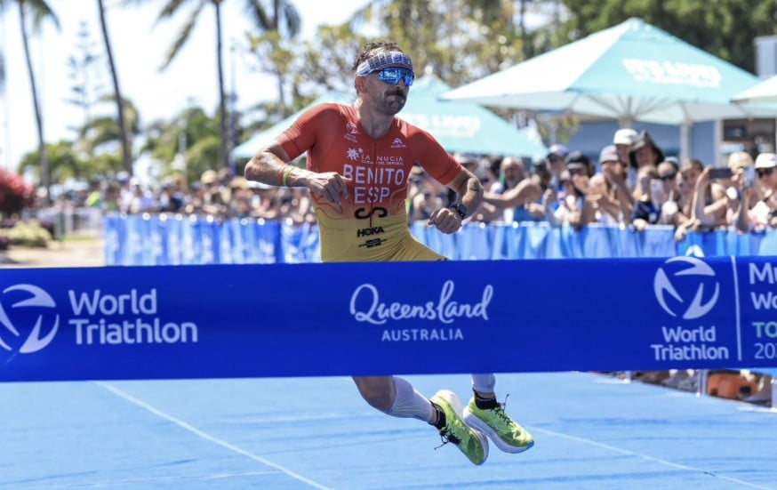 FETRI/ Antonio Benito ganando el mundial LD en Townsville