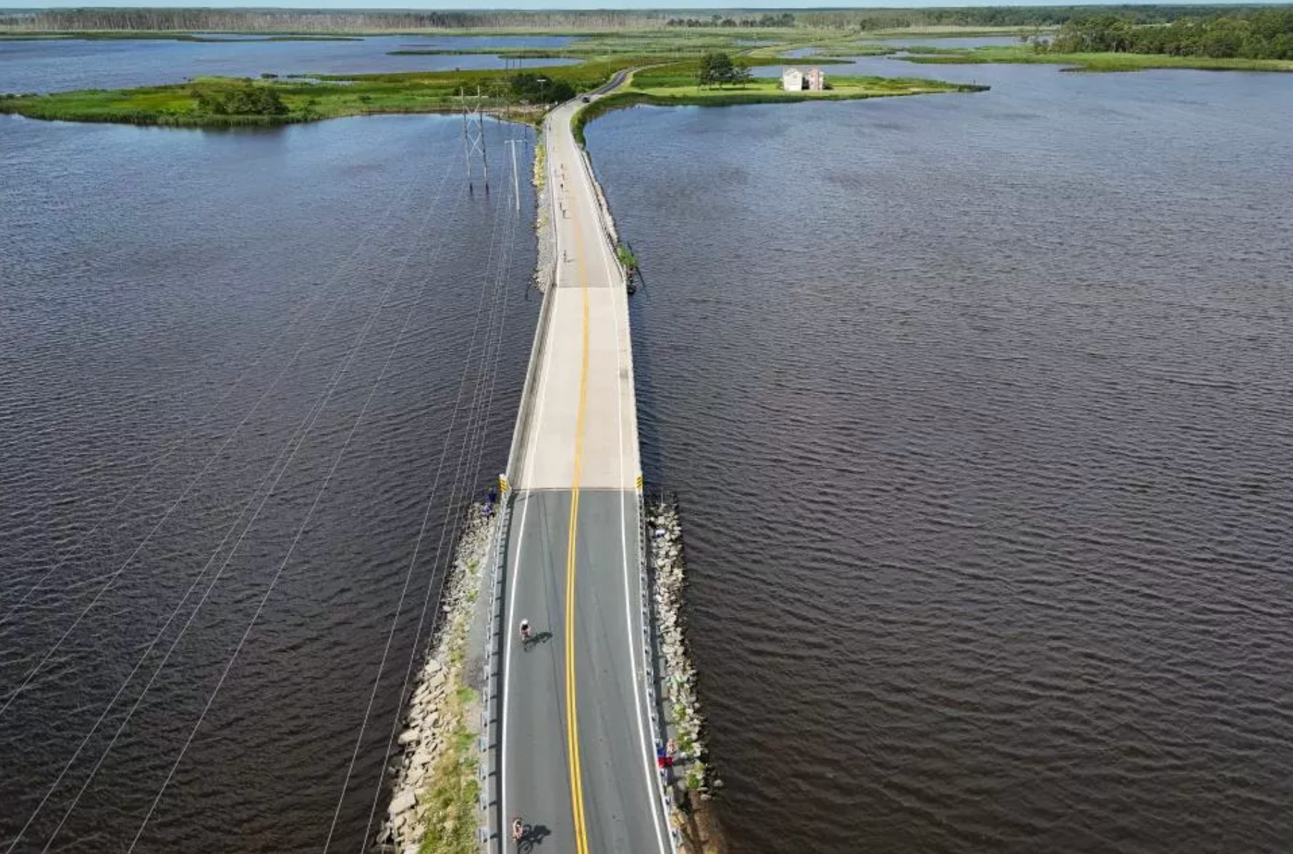 IRONMAN/ Imagen del sector ciclista en el IM 70.3 Eagleman