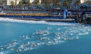 IRONMAN/ Imagen de la natación en Niza