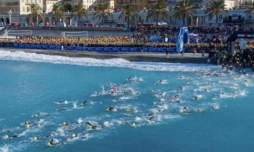 IRONMAN/ Imagen de la natación en Niza