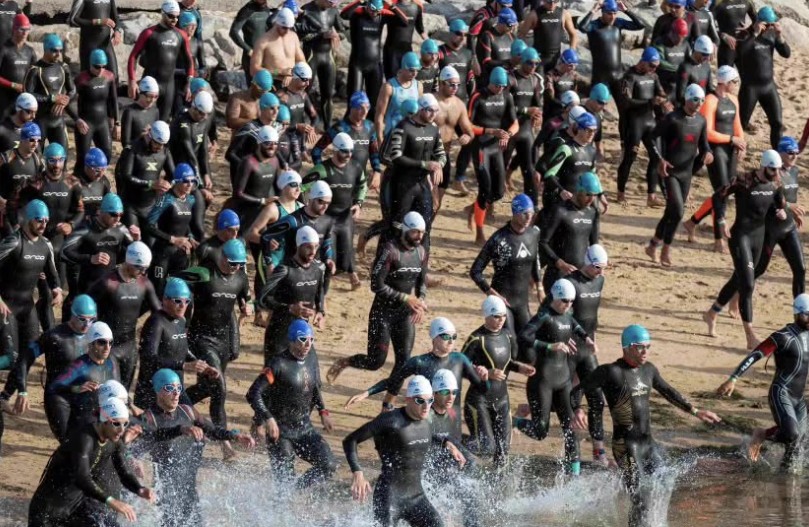 Instagram/ Salida del Triatlón Ciudad de Santander
