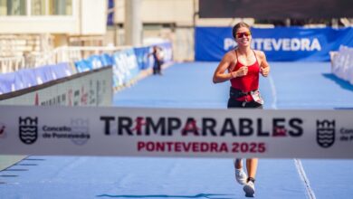 FETRI/ Imagen de la meta en Trimparables Pontevedra