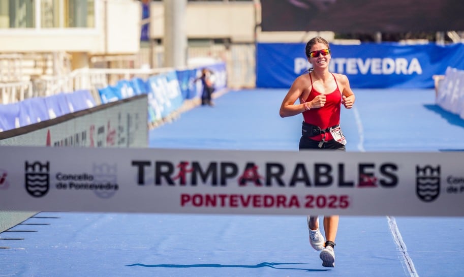 FETRI/ Imagen de la meta en Trimparables Pontevedra