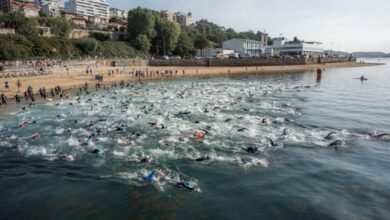 FETRI/ Imagen de la natación de un triatlón