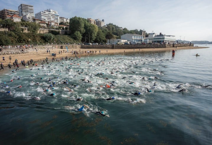 FETRI/ Imagen de la natación de un triatlón