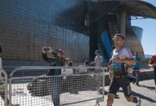instagram/ Un triatleta corriendo en el Bilbao Triathlon