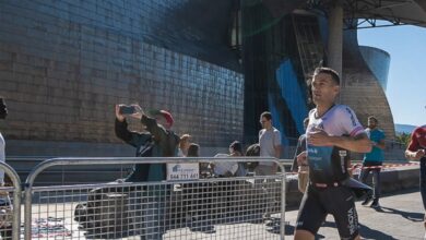 instagram/ Un triatleta corriendo en el Bilbao Triathlon