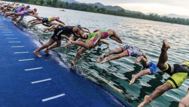 FETRI/ Imagen de la salida de natación en Banyoles