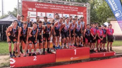 FETRI/ Pódium del Campeonato de España de Triatlón por Clubes