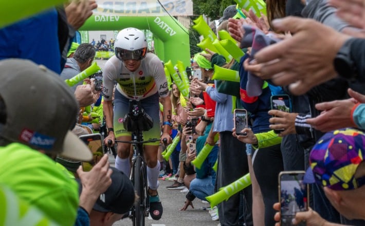 Instagram/ Imagen de una triatleta en el CHallenge Roth