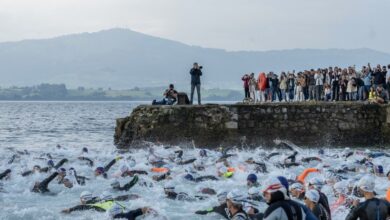 @tritriatlonciudadsantander/ Imagen de la natación en Santander