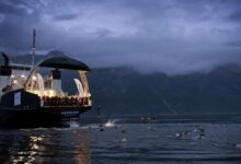 Norseman/ Imagen del salto del Ferry