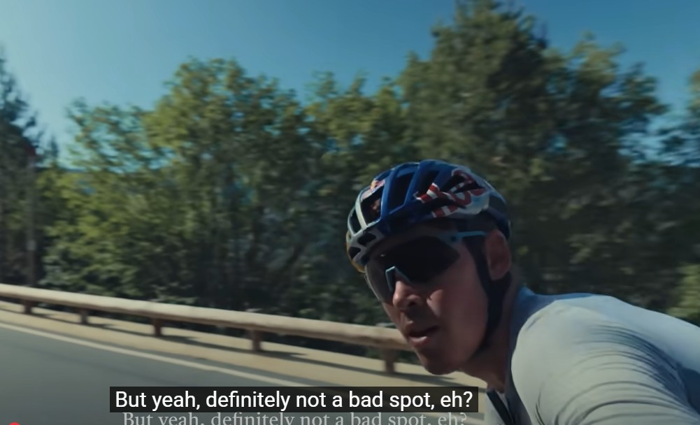 Youtube/Imagen de Wilde sobre la bici