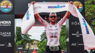 Instagram/ Sam Laidlow ganando en el IRONMANN leeds